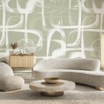 کاغذ دیواری مدرن هندسی 010